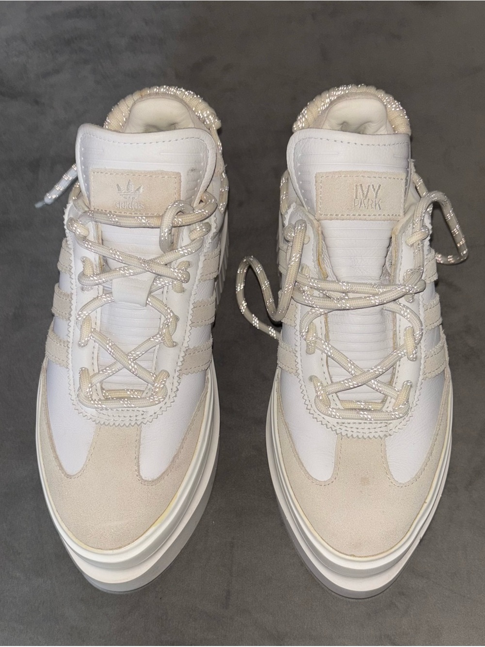 adidas IVY PARK Women’s Cream / White Platform Sneakers
